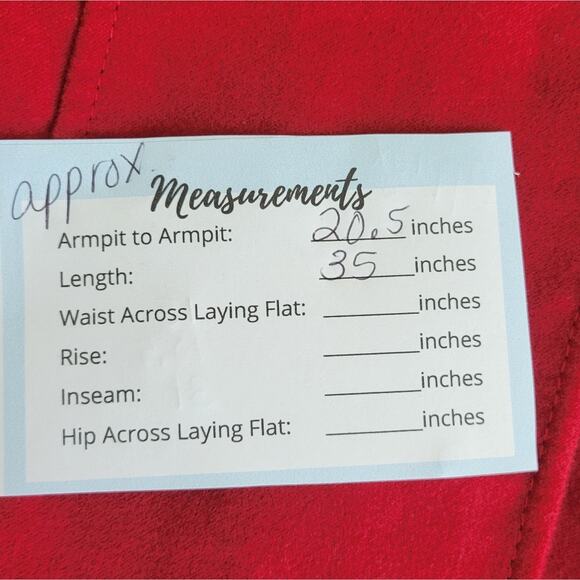 MNG Brushed Cotton Pea Coat Mid Length Size Large Red - Picture 9 of 9